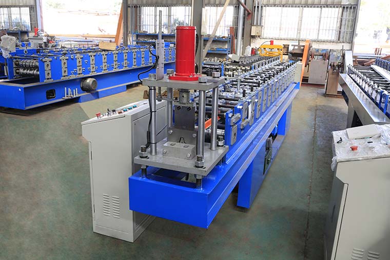 Top hat purlin roll forming machine